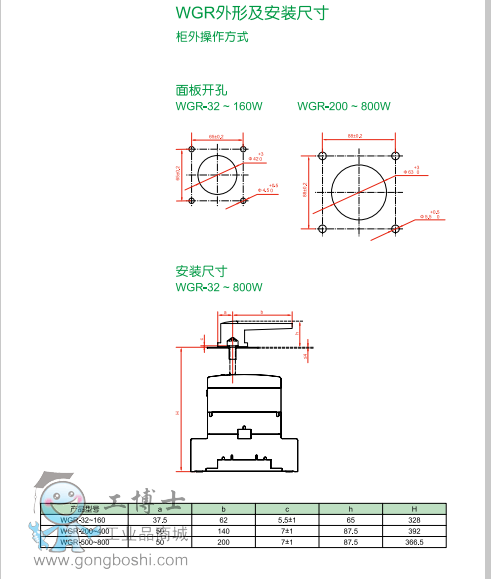 WGR����ߴ�