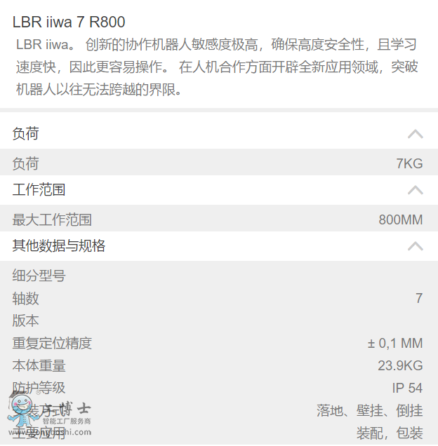 LBR iiwa 7 R800Ԕ��