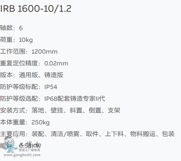 ABB�C����IRB 1600-10