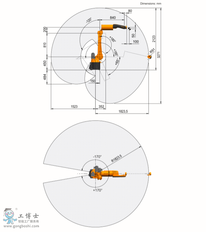 KUKA�쿨�C����KR 6 R1820 arc HW