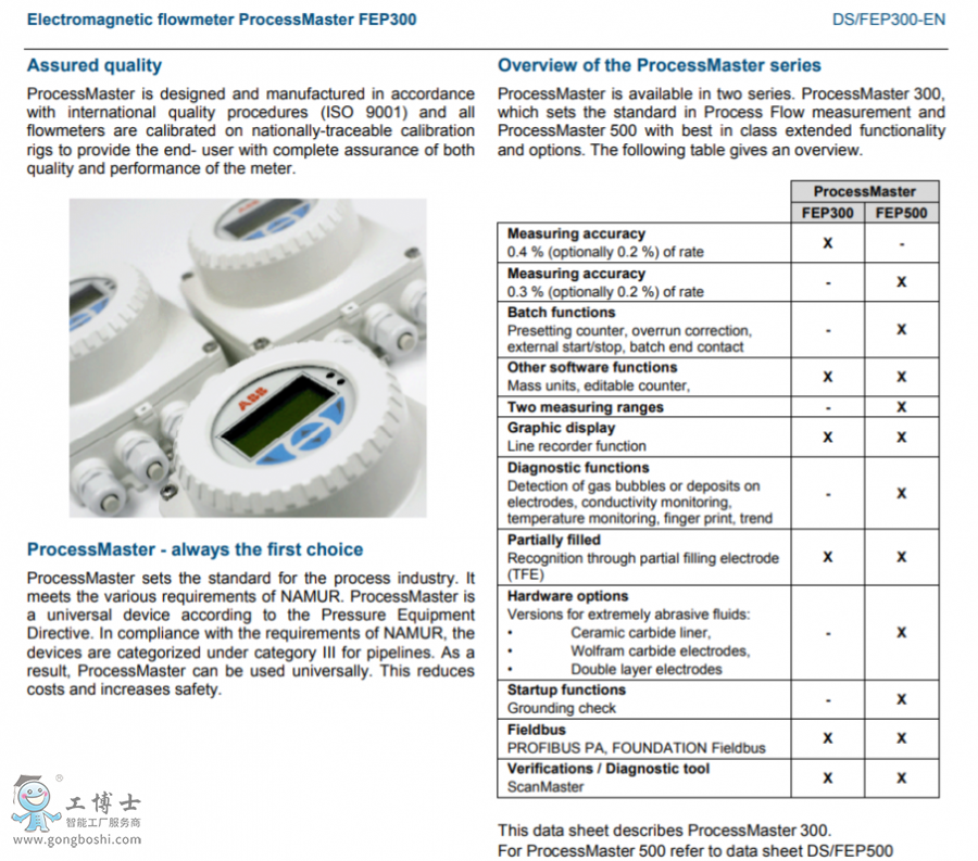 늴�����ӋProcessMaster FEP300