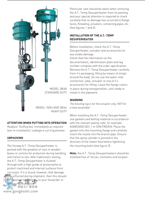 FISHER?Yarway?AT-18/28����A.T.-�ضȜp������
