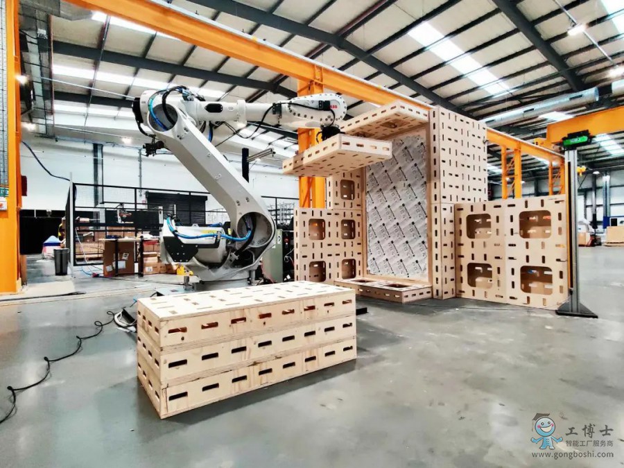 機器人處理木料